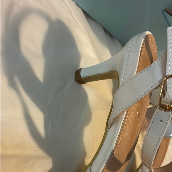 ASOS White Strappy Heels with Bow Detail - Picture 5 of 6